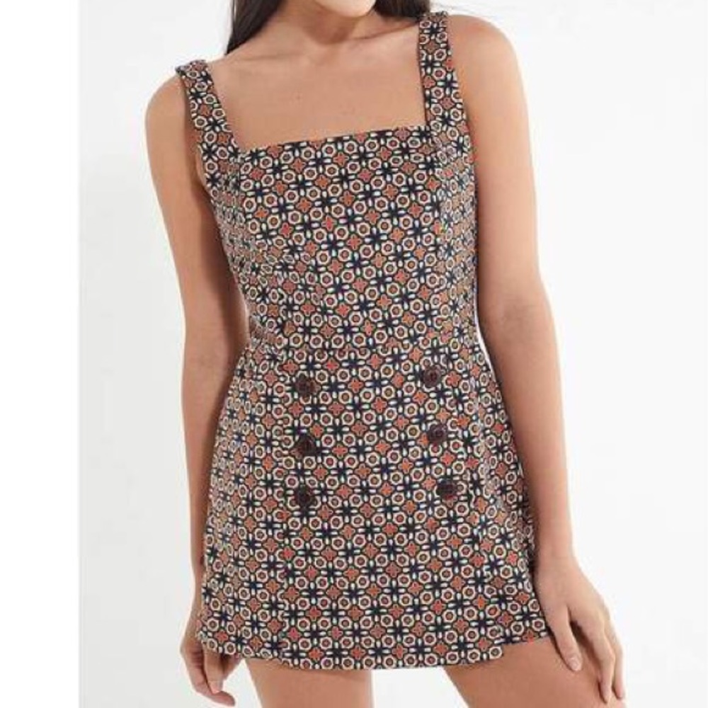urban outfitters daley corduroy skort romper
